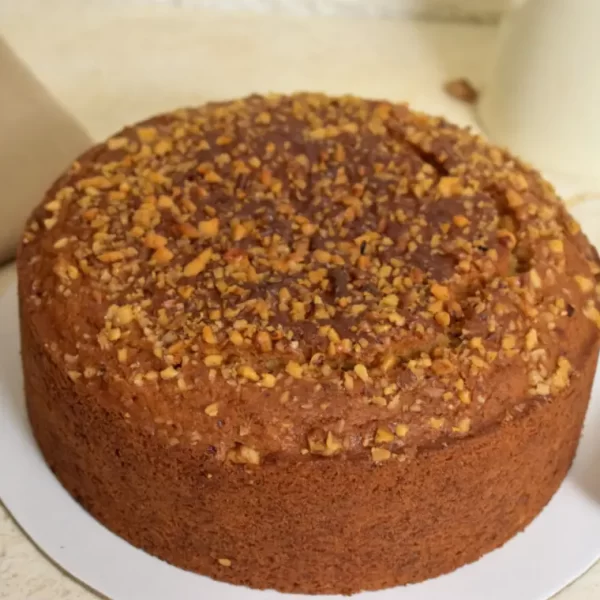 Vegan Banana Walnut Cake