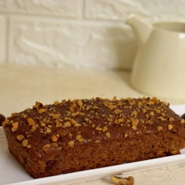 Vegan Dates Walnut Cake