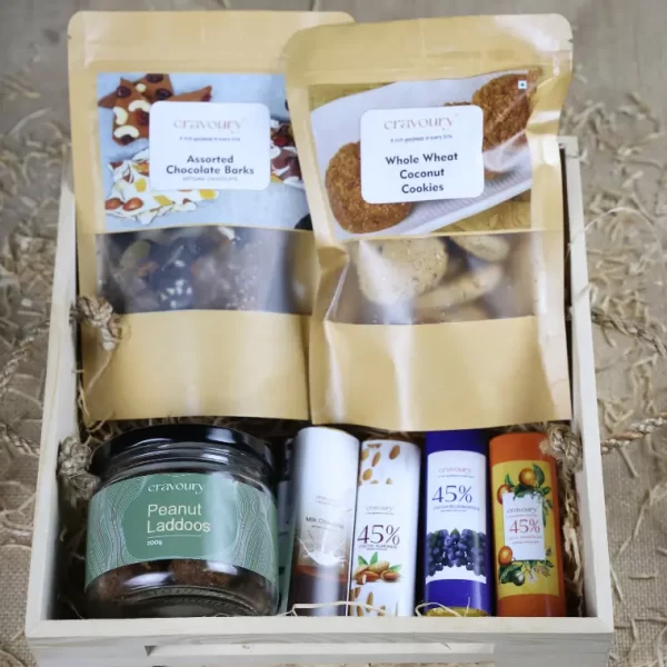 Wooden Gift basket