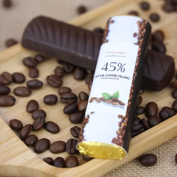 coffee filling 45% cocoa chocolate