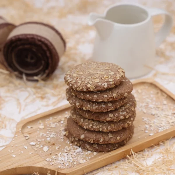 gluten free ragi oats cookies