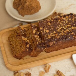 Sugarfree Organic Jaggery Banana Walnut Cake