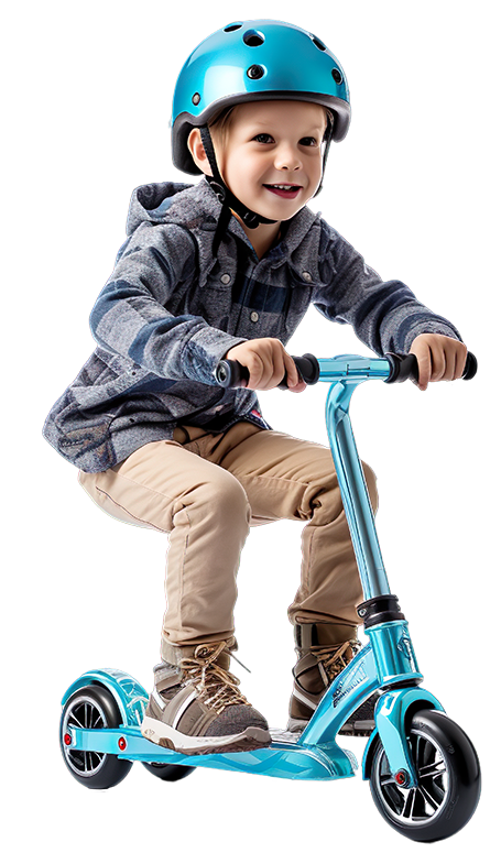 Boy With Cycle