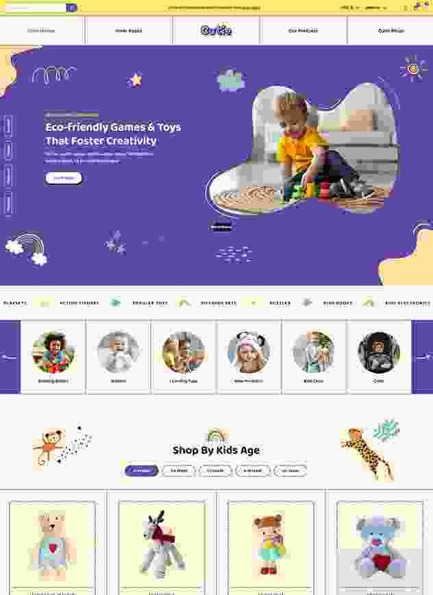 landing page Cutie Home 1