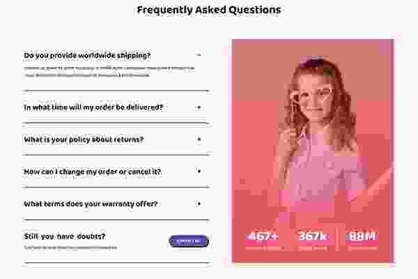 landing page Cutie Faq