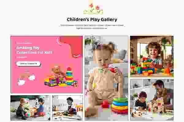 landing page Cutie Gallery