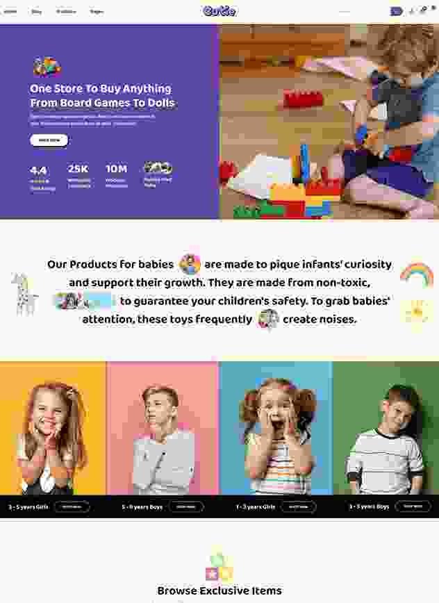 landing page Cutie Home 2 1
