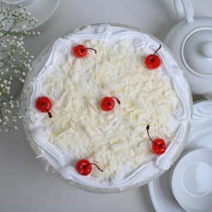 White Forest Cake