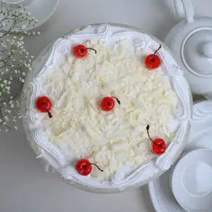 White Forest Cake